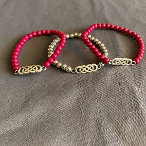 3 piece stretchy bracelet
